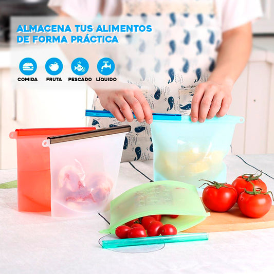 Bolsa Silicona Hermética 1500 ML