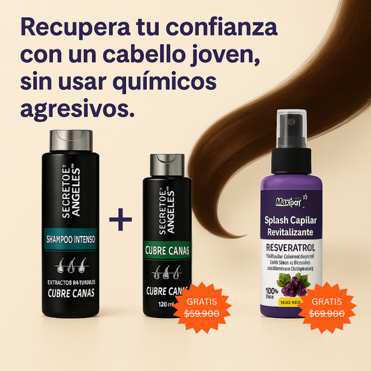 Shampoo Cubre Canas + 2 Regalos 🎁